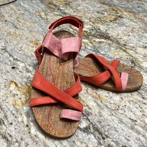 Ahnu Peach/Orange Sandals